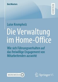 Titelbild: Die Verwaltung im Home-Office 9783658399863