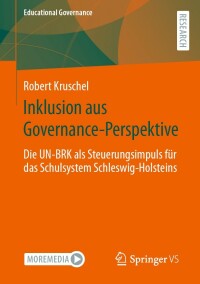 Cover image: Inklusion aus Governance-Perspektive 9783658399887