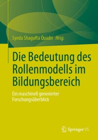 Imagen de portada: Die Bedeutung des Rollenmodells im Bildungsbereich 9783658401238