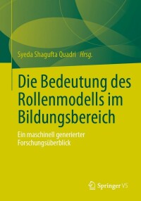 Cover image: Die Bedeutung des Rollenmodells im Bildungsbereich 9783658401238