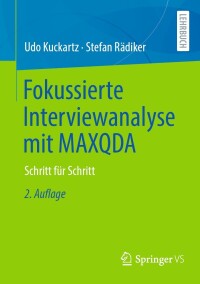 Immagine di copertina: Fokussierte Interviewanalyse mit MAXQDA 2nd edition 9783658402112