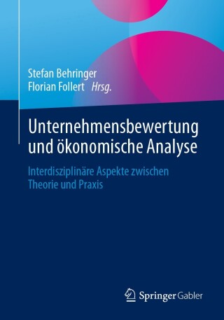 Cover image: Unternehmensbewertung und ökonomische Analyse 9783658402341