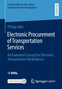 Imagen de portada: Electronic Procurement of Transportation Services 9783658404024