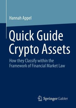 Cover image: Quick Guide Crypto Assets 9783658404611