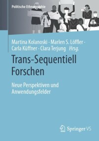 Imagen de portada: Trans-Sequentiell Forschen 9783658408251