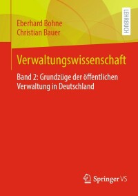 Cover image: Verwaltungswissenschaft 9783658408978