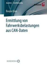 Cover image: Ermittlung von Fahrwerksbelastungen aus CAN-Daten 9783658409746