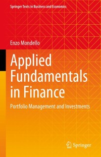 Titelbild: Applied Fundamentals in Finance 9783658410209