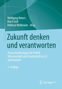 Cover image: Zukunft denken und verantworten 2nd edition 9783658410384