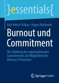 Cover image: Burnout und Commitment 9783658410940