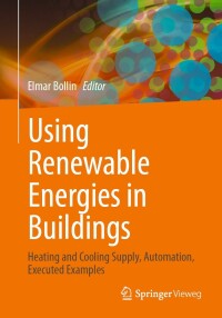 Cover image: Using Renewable Energies in Buildings 9783658411244