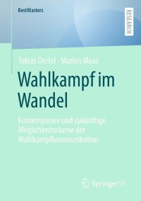 Cover image: Wahlkampf im Wandel 9783658412012