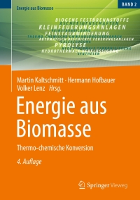 Cover image: Energie aus Biomasse 4th edition 9783658412159