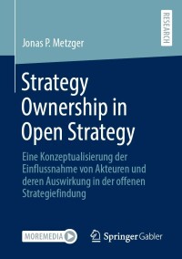 Omslagafbeelding: Strategy Ownership in Open Strategy 9783658412210