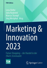 Titelbild: Marketing & Innovation 2023 9783658413088