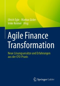 Cover image: Agile Finance Transformation 9783658413316