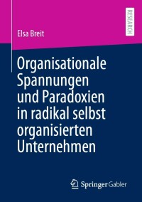 Omslagafbeelding: Organisationale Spannungen und Paradoxien in radikal selbst organisierten Unternehmen 9783658413934