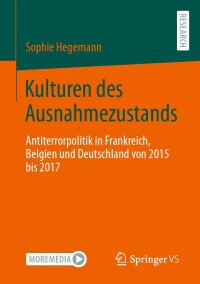 Imagen de portada: Kulturen des Ausnahmezustands 9783658414368