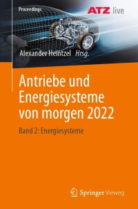 Titelbild: Antriebe und Energiesysteme von morgen 2022 9783658414382