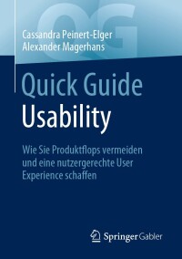 Omslagafbeelding: Quick Guide Usability 9783658414689