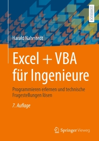Cover image: Excel + VBA für Ingenieure 7th edition 9783658415037