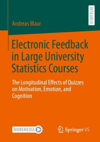 Cover image: Electronic Feedback in Large University Statistics Courses 9783658416195