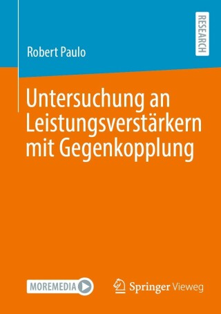 Cover image: Untersuchung an Leistungsverstärkern mit Gegenkopplung 9783658417482