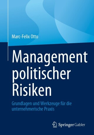 Cover image: Management politischer Risiken 9783658417581
