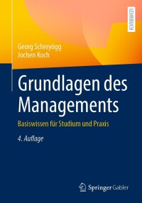 Cover image: Grundlagen des Managements 4th edition 9783658419172