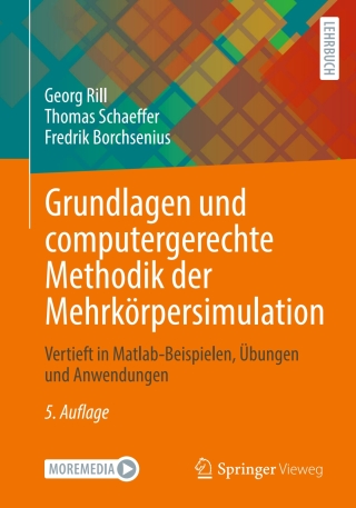Titelbild: Grundlagen und computergerechte Methodik der Mehrkörpersimulation 5th edition 9783658419677
