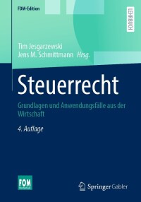 Imagen de portada: Steuerrecht 4th edition 9783658420741