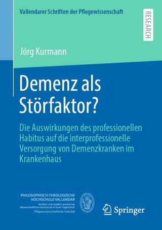 Cover image: Demenz als Störfaktor? 9783658421908