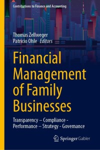 Cover image: Financial Management of Family Businesses 9783658422110