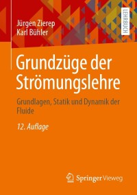 Omslagafbeelding: Grundzüge der Strömungslehre 12th edition 9783658422226