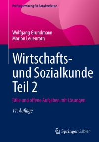 Cover image: Wirtschafts- und Sozialkunde Teil 2 11th edition 9783658422455