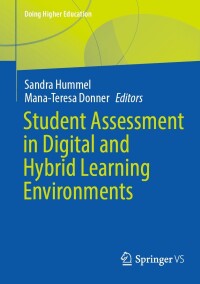 Imagen de portada: Student Assessment in Digital and Hybrid Learning Environments 9783658422523