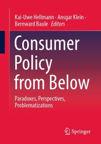 Cover image: Consumer Policy from Below 9783658424886