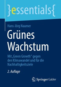 Cover image: Grünes Wachstum 2nd edition 9783658426286