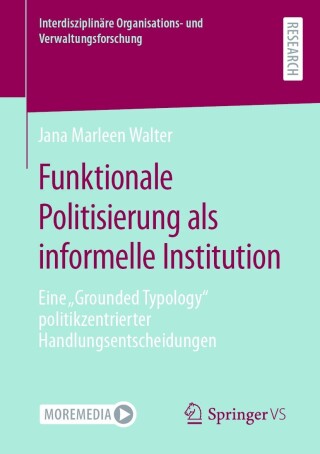 Cover image: Funktionale Politisierung als informelle Institution 9783658426859