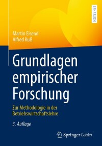 Titelbild: Grundlagen empirischer Forschung 3rd edition 9783658426897