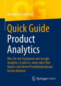 Cover image: Quick Guide Product Analytics 9783658429195