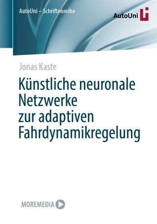 Cover image: Künstliche neuronale Netzwerke zur adaptiven Fahrdynamikregelung 9783658431082
