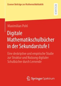 Cover image: Digitale Mathematikschulbücher in der Sekundarstufe I 9783658431334