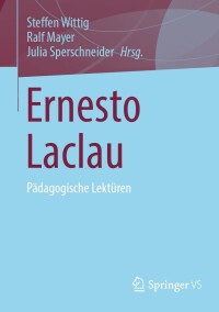 Cover image: Ernesto Laclau 9783658431815