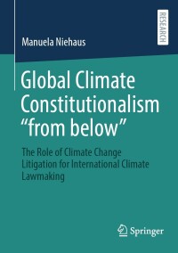 Imagen de portada: Global Climate Constitutionalism “from below” 9783658431907