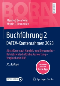 Omslagafbeelding: Buchführung 2 DATEV-Kontenrahmen 2023 35th edition 9783658433086
