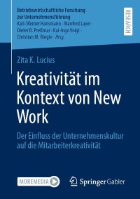 Cover image: Kreativität im Kontext von New Work 9783658433208