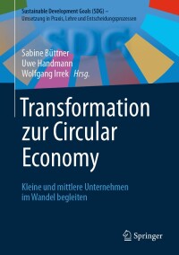 Omslagafbeelding: Transformation zur Circular Economy 9783658433376