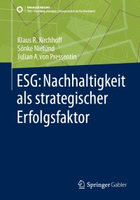 Omslagafbeelding: ESG: Nachhaltigkeit als strategischer Erfolgsfaktor 9783658433437