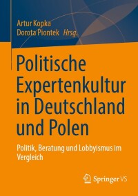 Imagen de portada: Politische Expertenkultur in Deutschland und Polen 9783658433642